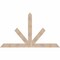 Ekena Millwork Saratoga Smooth Timber Gable Bracket, Douglas Fir, 84"W x 49"H x 1 1/2"D x 5 1/2"F, 14/12 Pitch GBW084X49X0206SAR00SDF - alternate 1